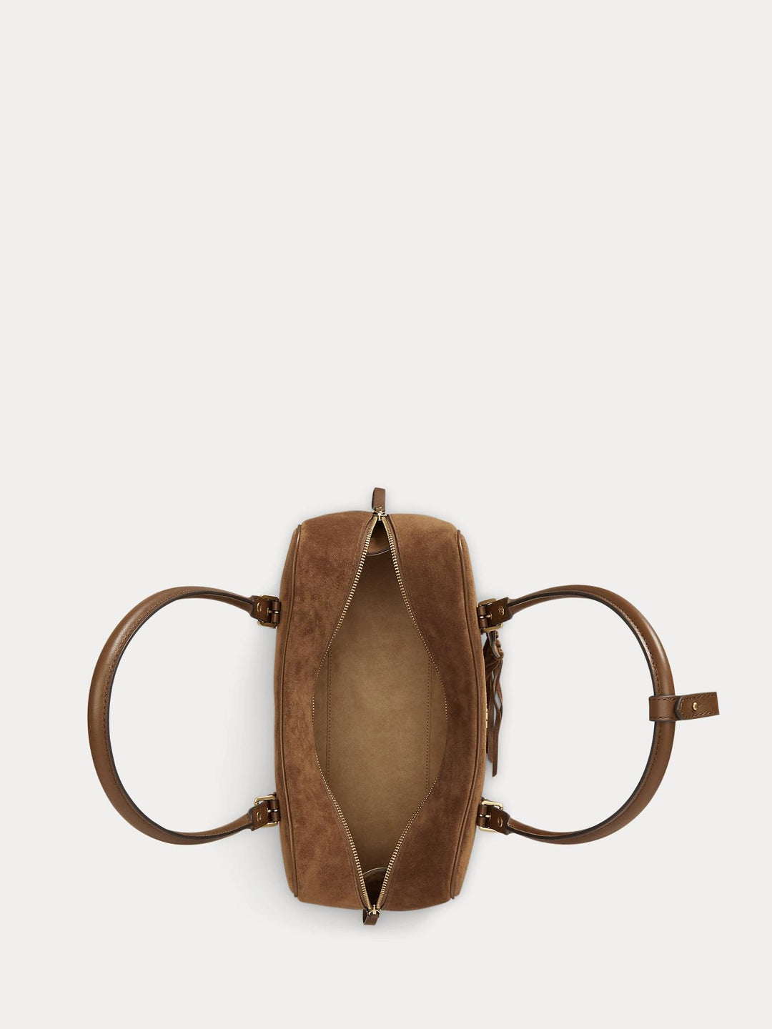 SUEDE LARGE MARCY ZIP SATCHEL