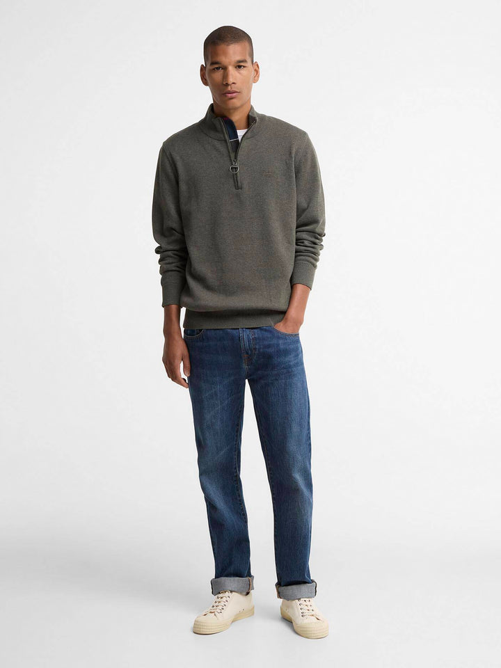 Cotton Half Zip