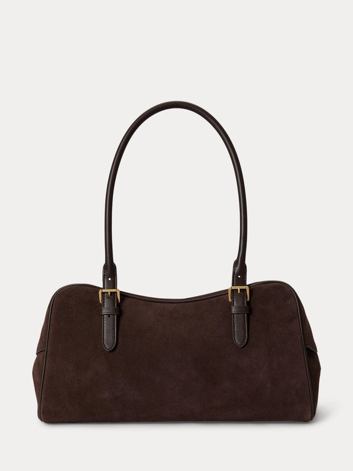 SUEDE LARGE MARCY ZIP SATCHEL