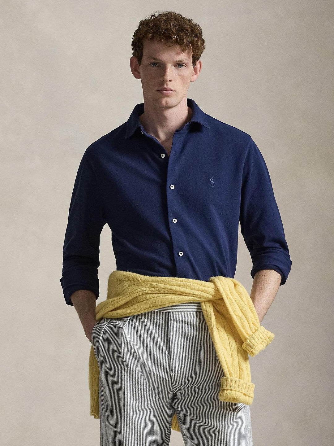 Featherweight mesh shirt