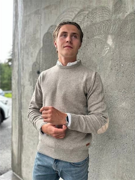 Essential Patch Crew Neck Sweater
