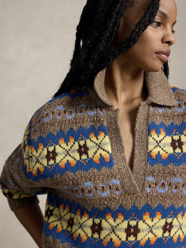 Fair Isle Wool Blend Sweater
