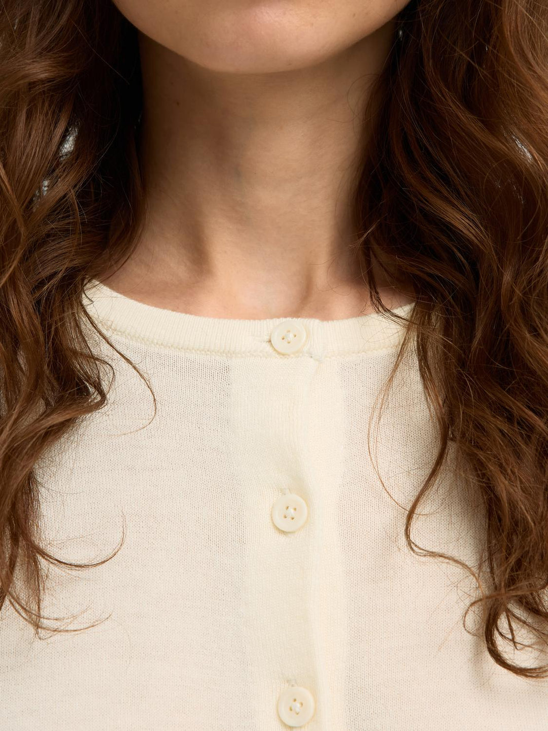 Slwthea Ls Knit Merino Cardigan Noos