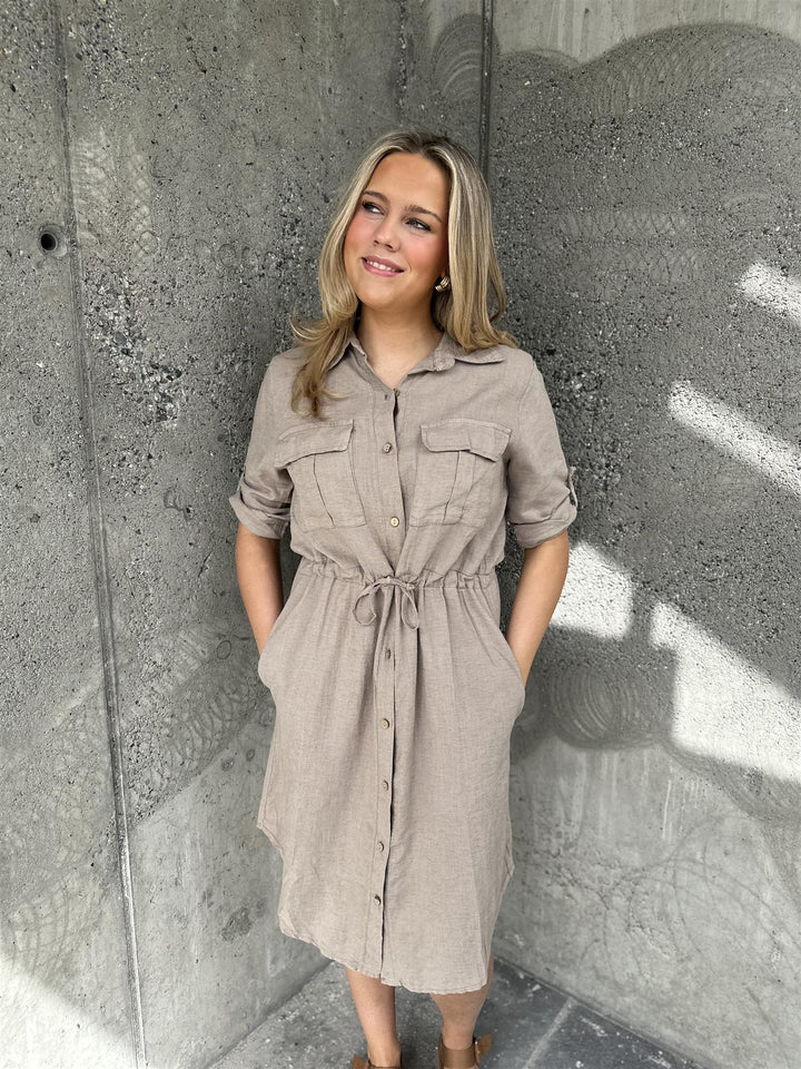 Short Button Dress