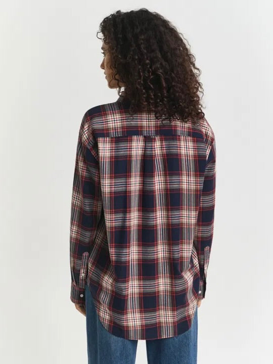 Checked flannel shirt