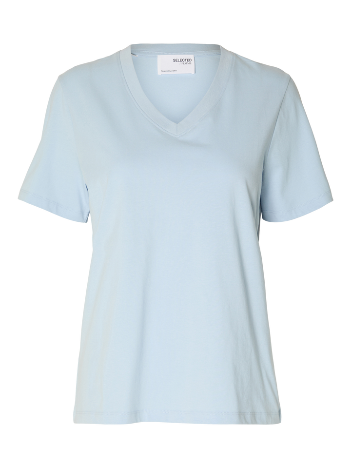 Slwessential Ss V-Neck Tee Noos
