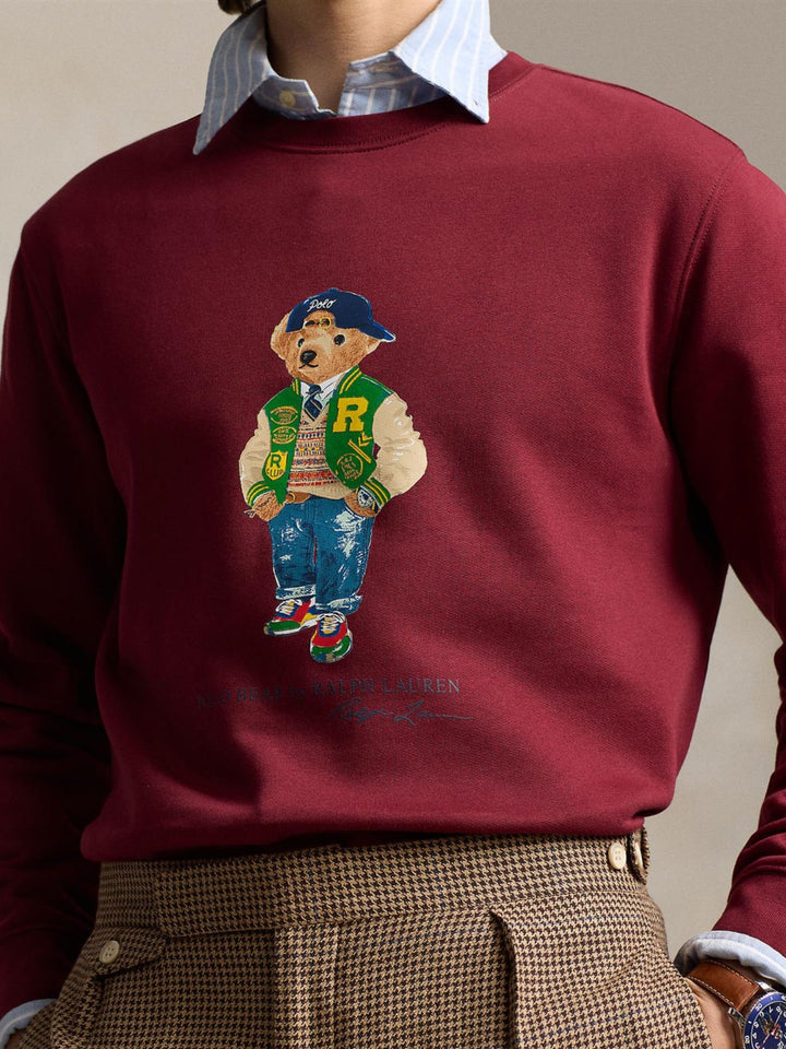 Polo bear fleece sweatshirt