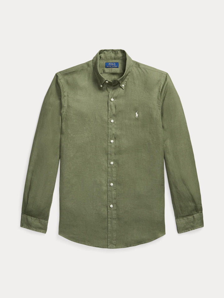 Custom fit linen shirt