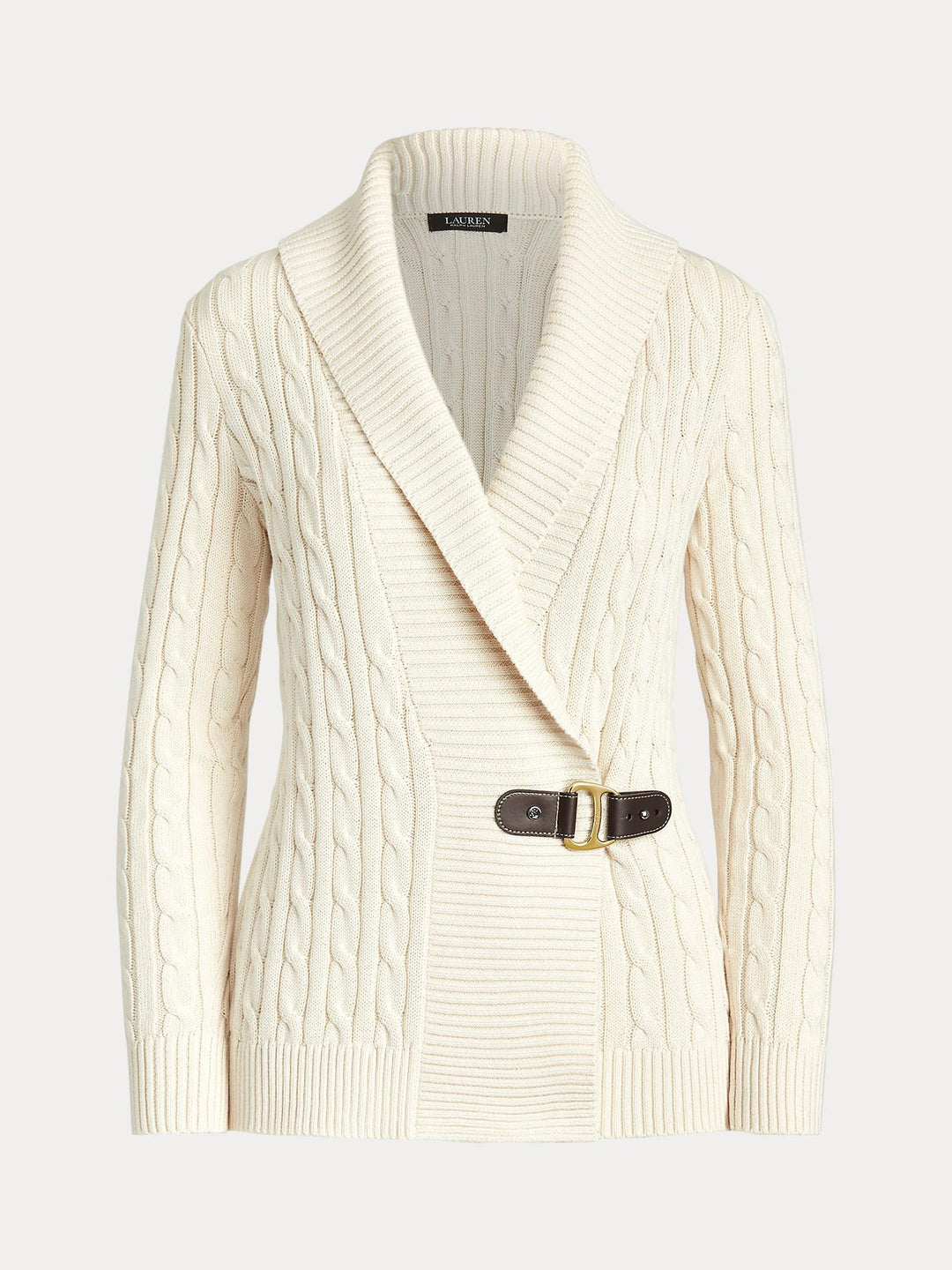 Buckled cotton sweater