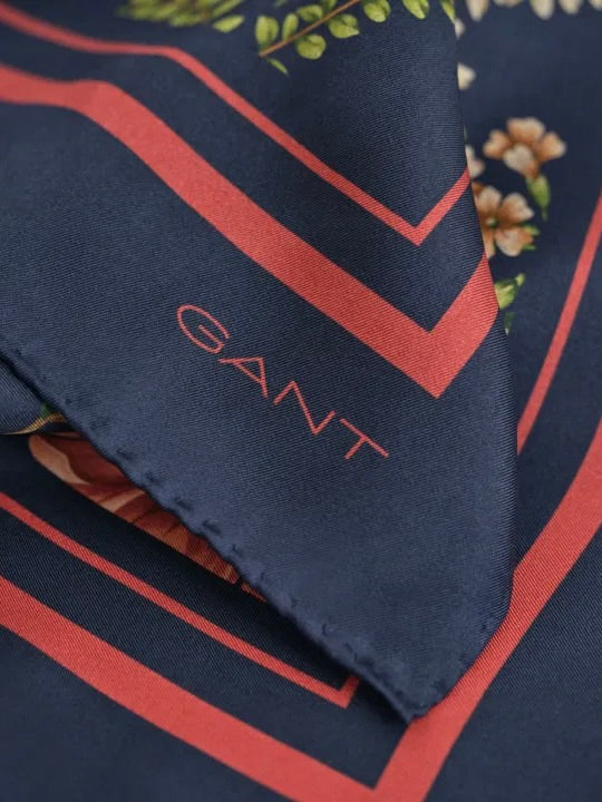 Floral Print Silk Scarf