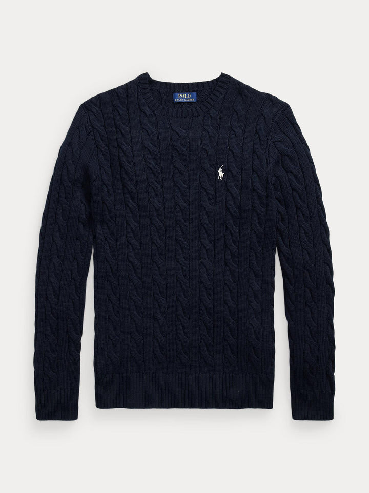 Cable Knit Cotton Sweater