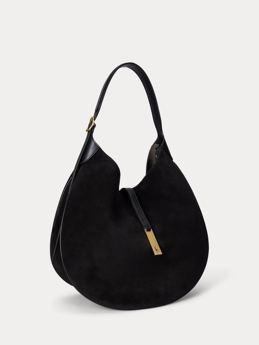 POLO ID SUEDE LARGE SHOULDER BAG