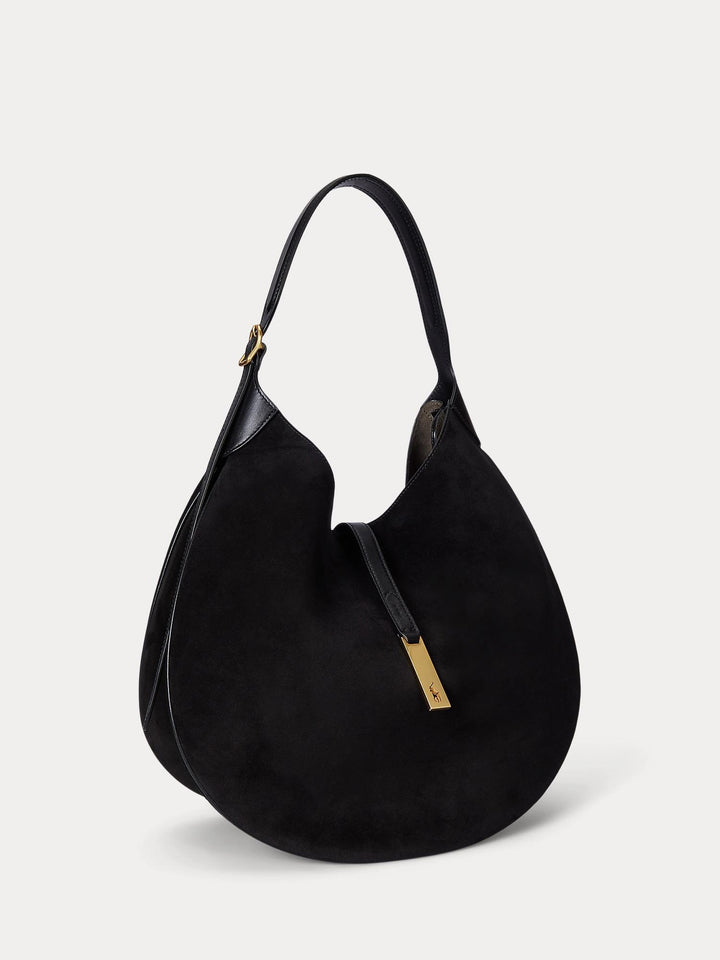 POLO ID SUEDE LARGE SHOULDER BAG