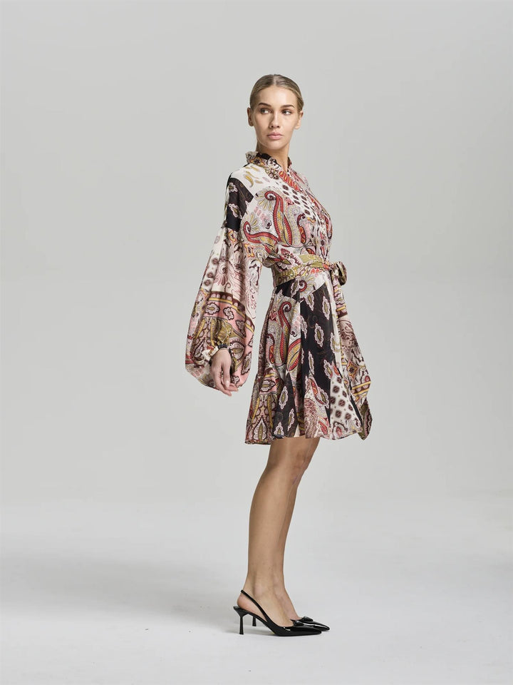 Aliah paisley dress