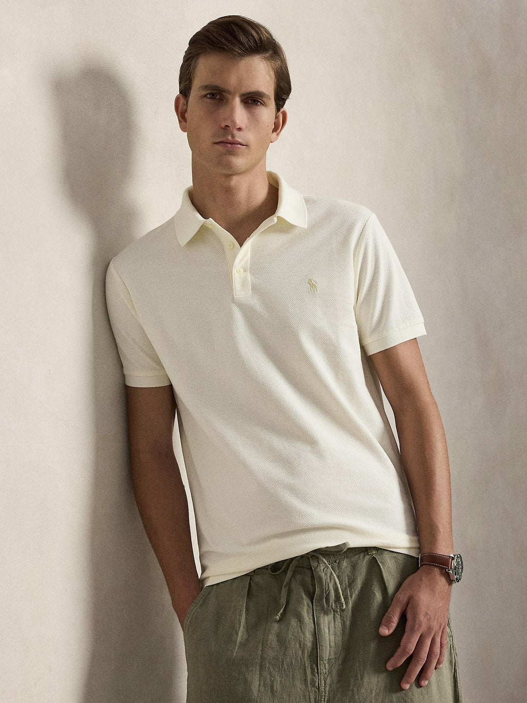 CUSTOM SLIM FIT MESH POLO