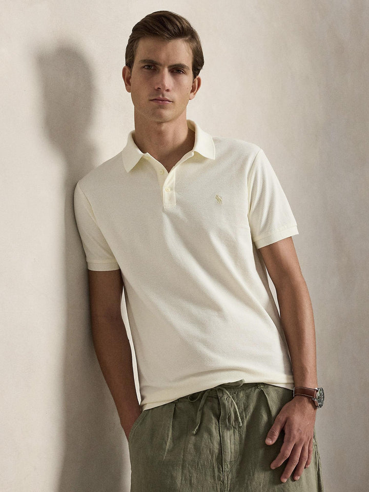 CUSTOM SLIM FIT MESH POLO