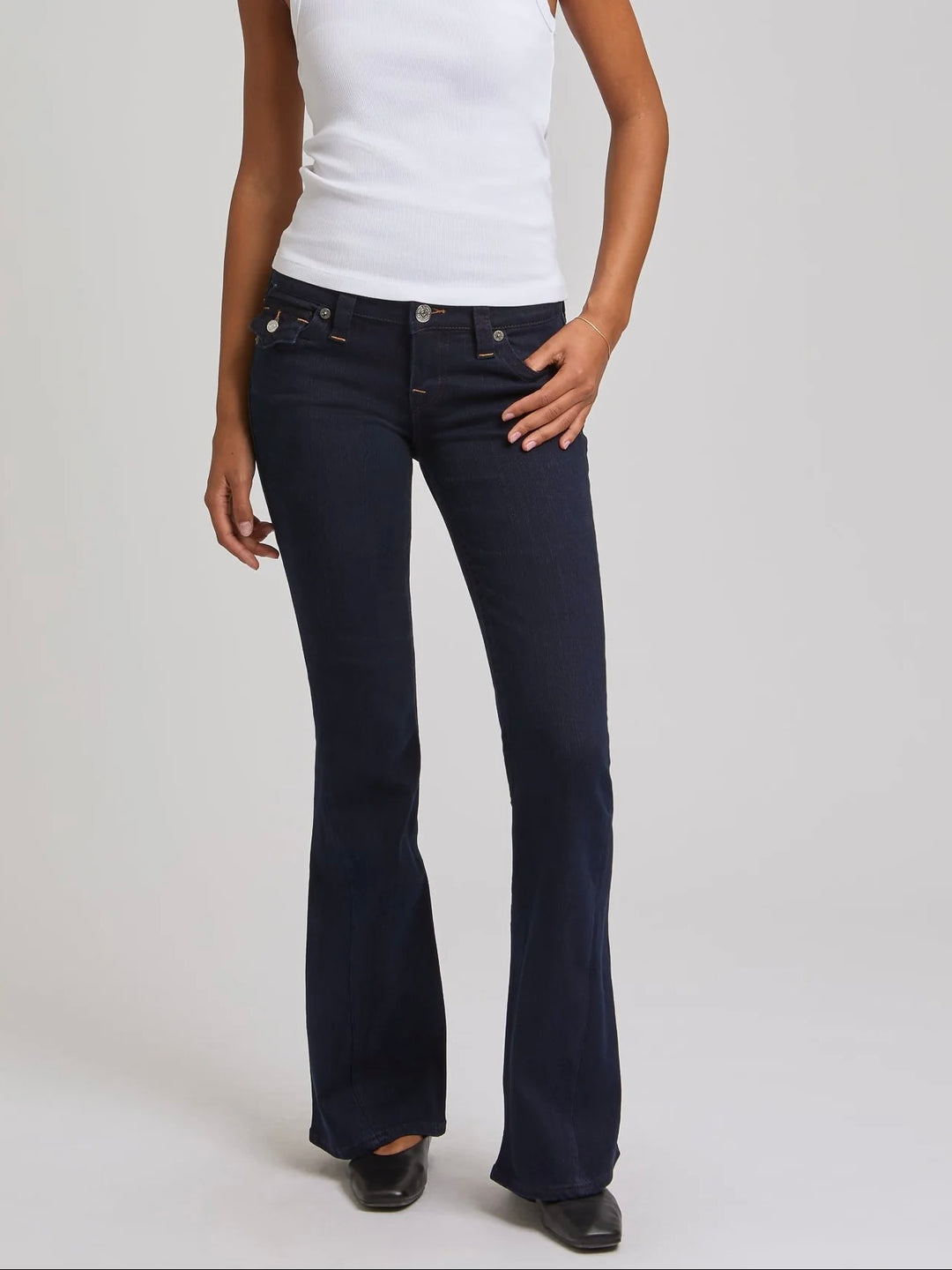 TRUE RELIGION JOEY LOW RISE FLARE