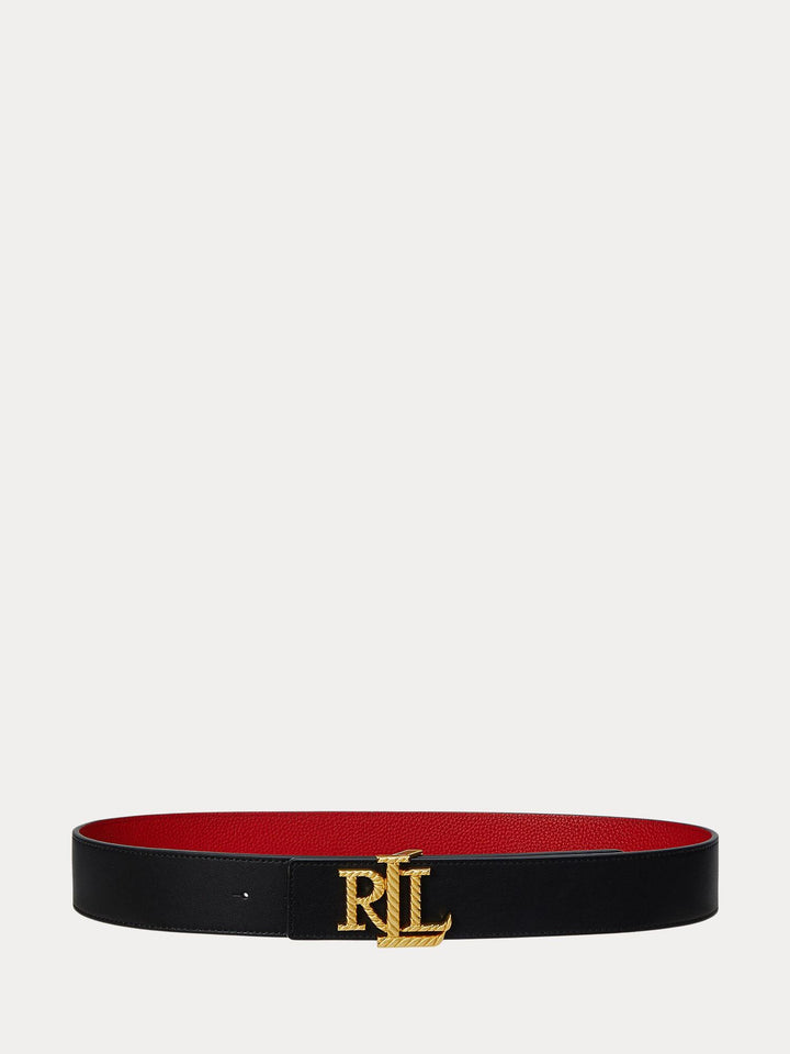 Logo Reversible Leather Belt