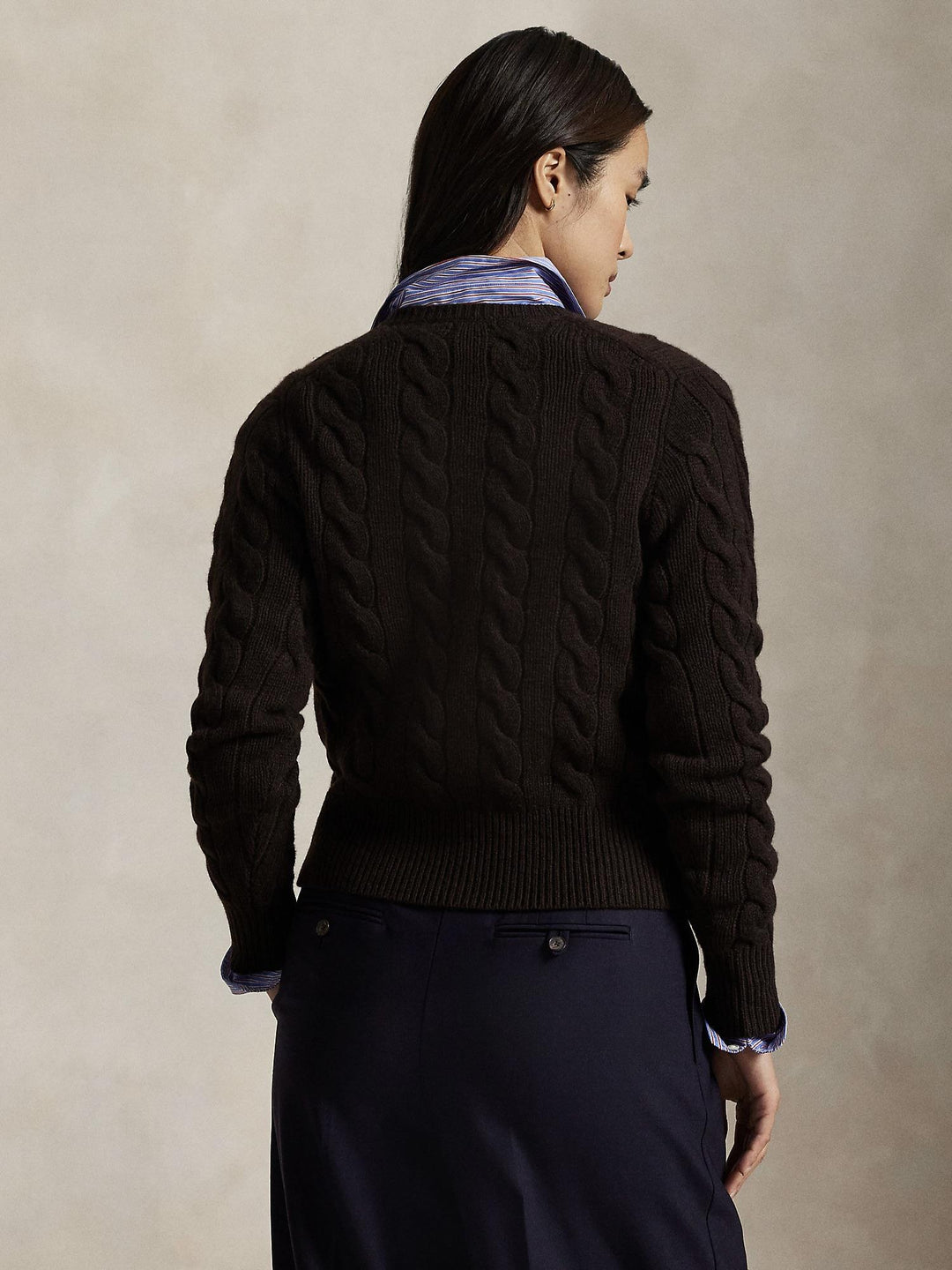 Wool cashmere cardigan