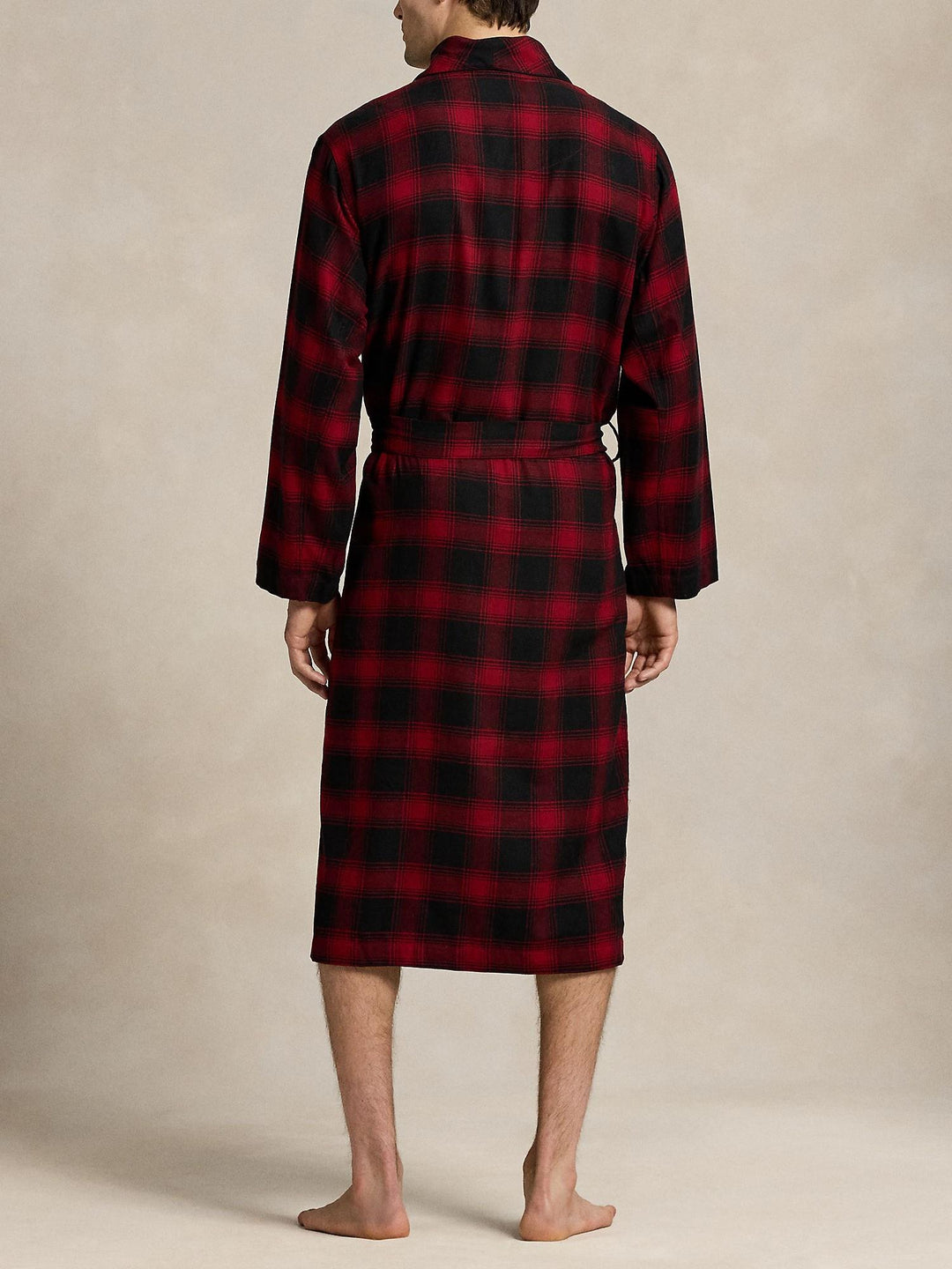 Polo bear flannel robe