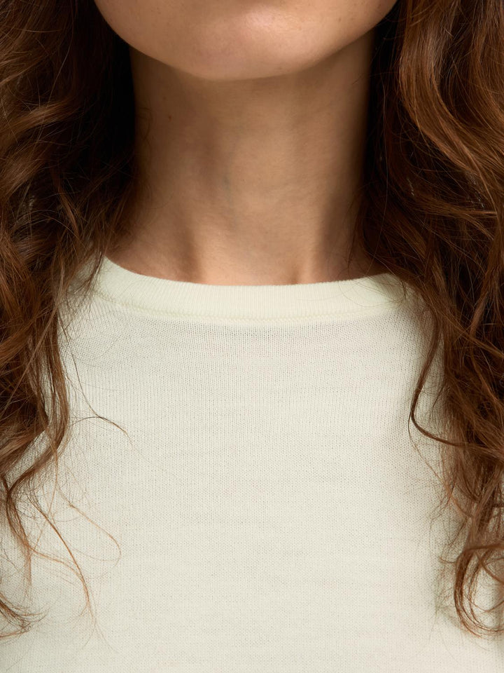 Slwthea Ls Knit Merino O-Neck Noos