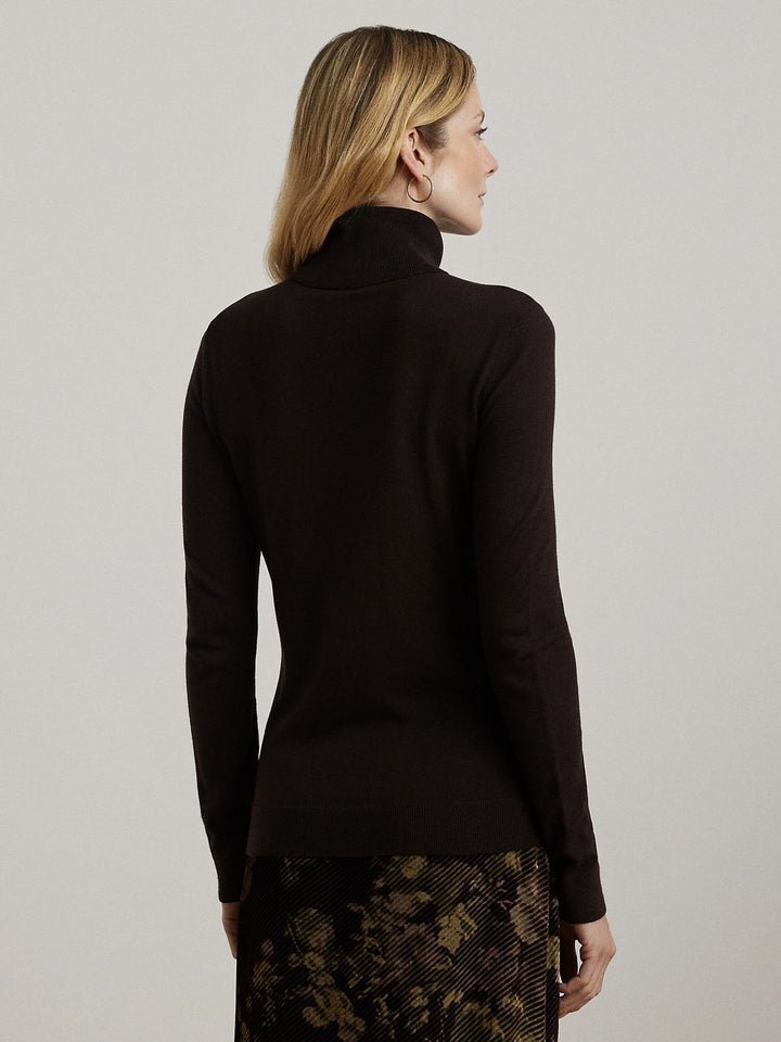 SILK BLEND TURTLENECK SWEATER