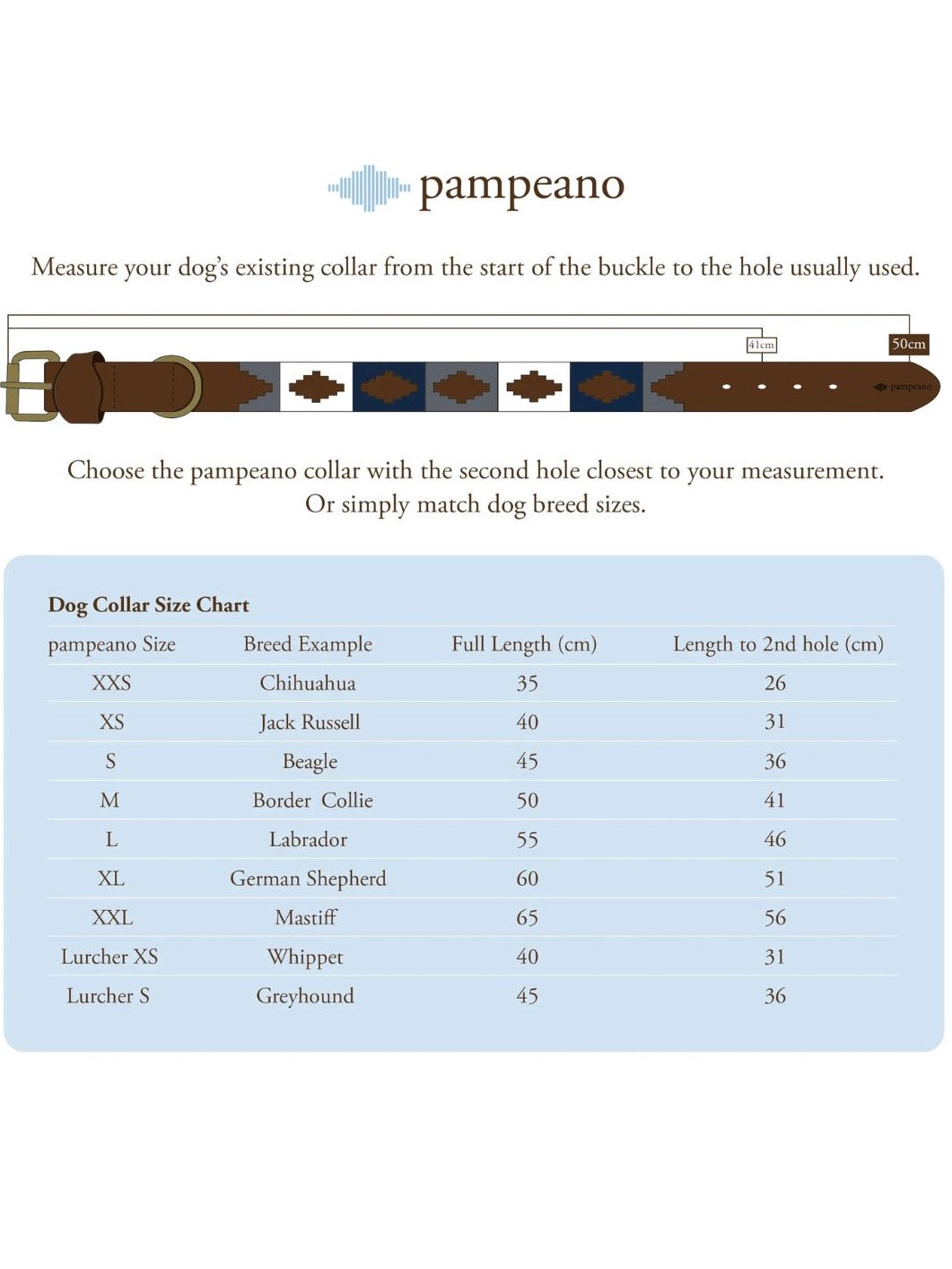 Pampa Dog Collar