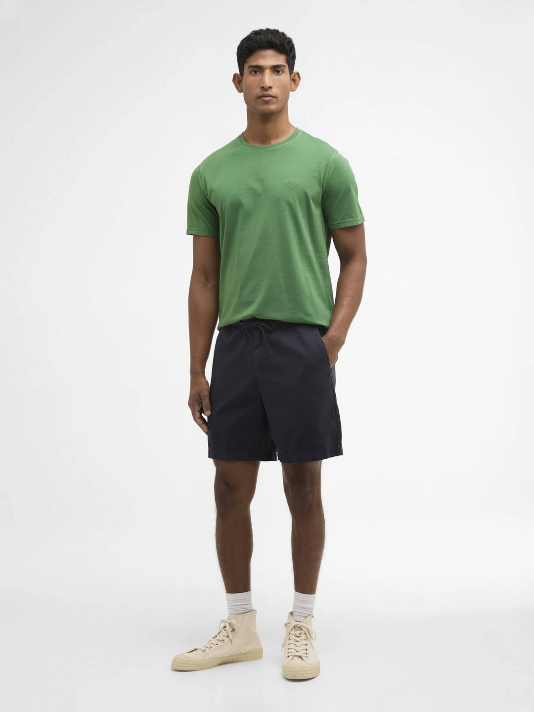 Washed Relaxed Oxford Short