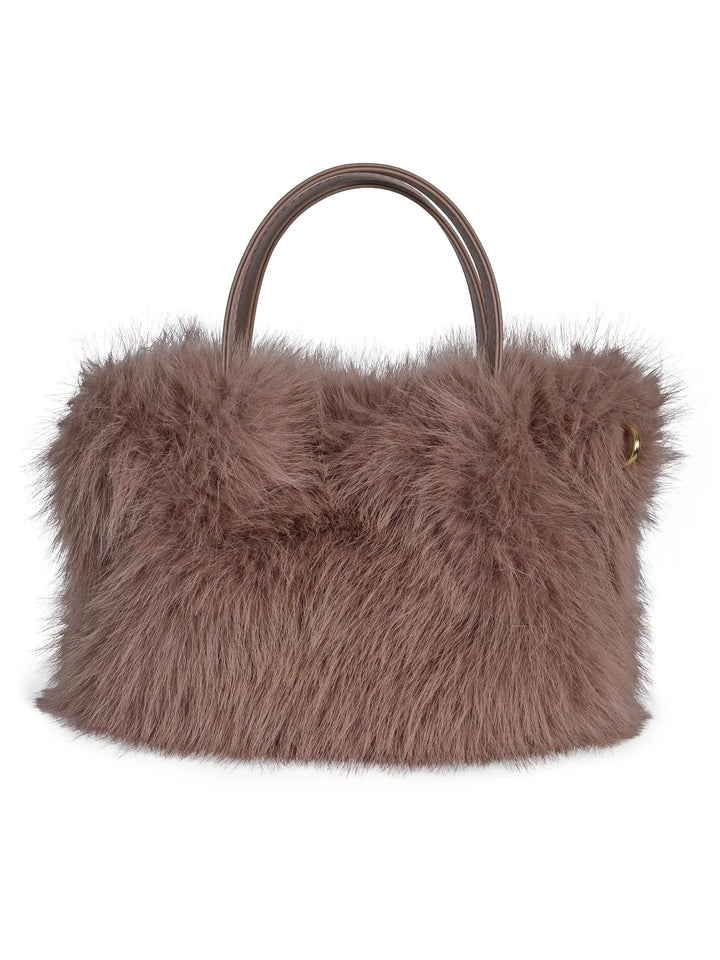 Faux Fur Crossbody Bag