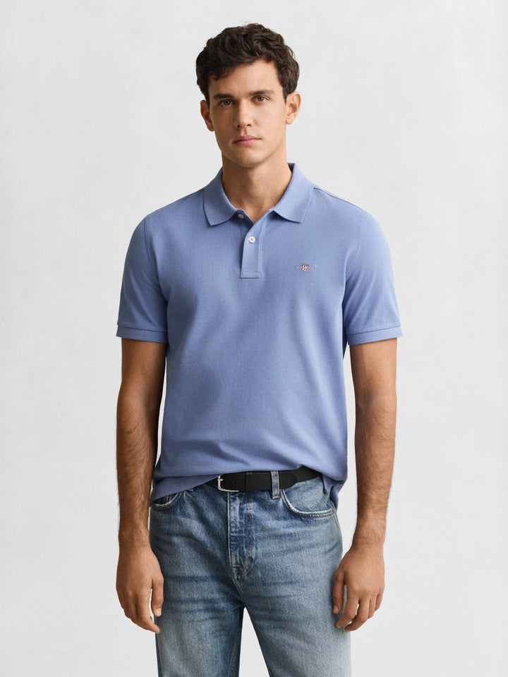 Reg Shield Ss Pique Polo