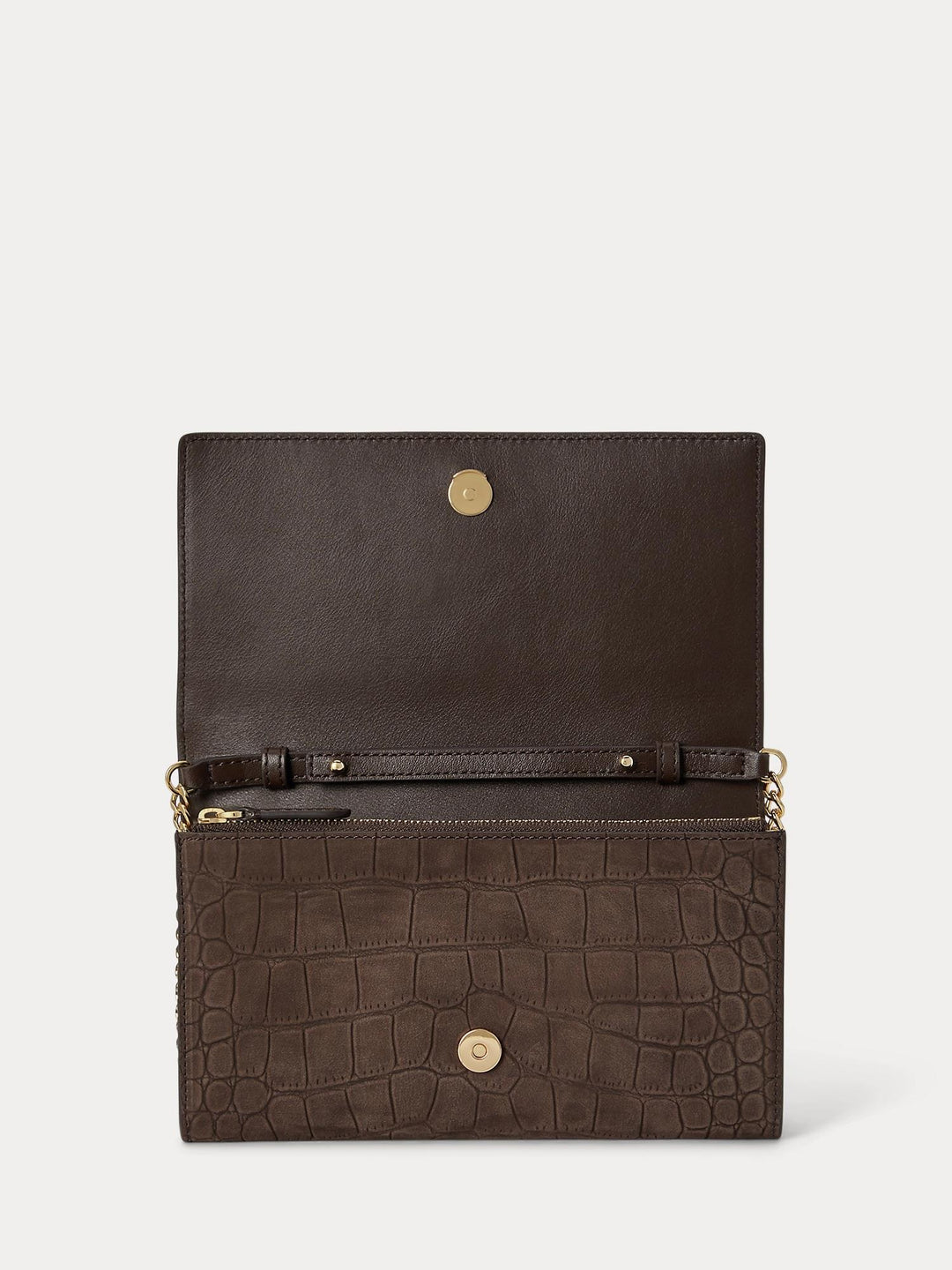 Croc-Embossed Medium Adair II Crossbody