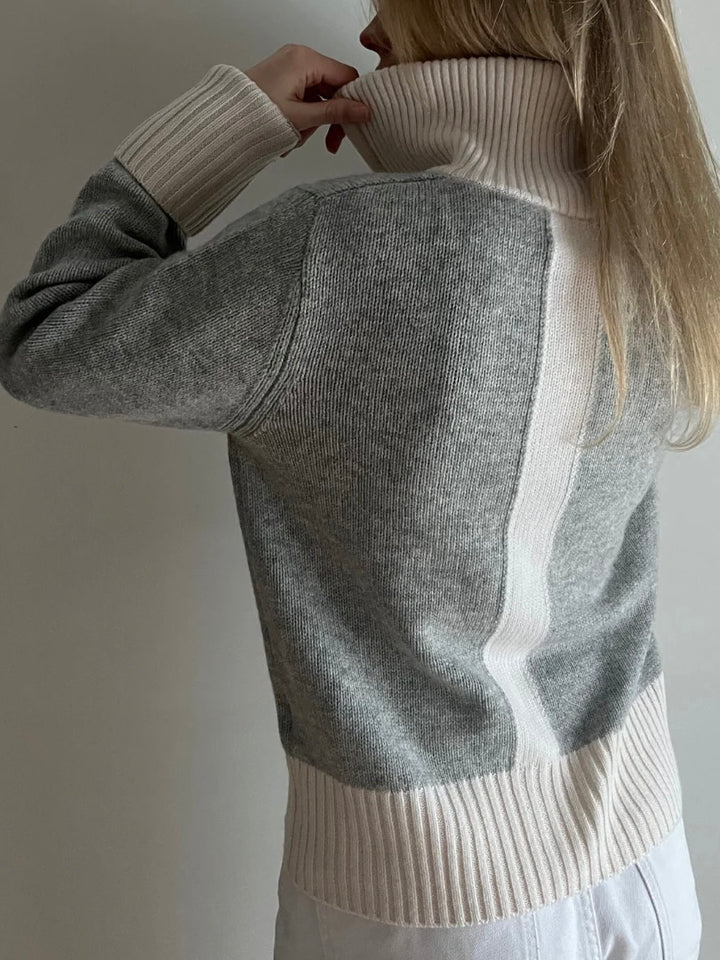Contrast cardigan