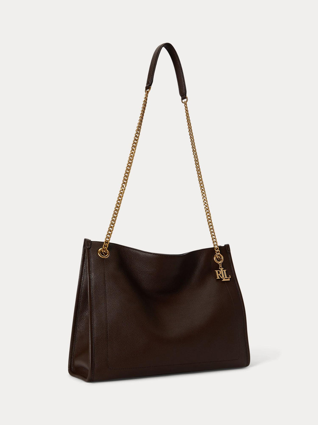 Pebbled leather large bradley tote