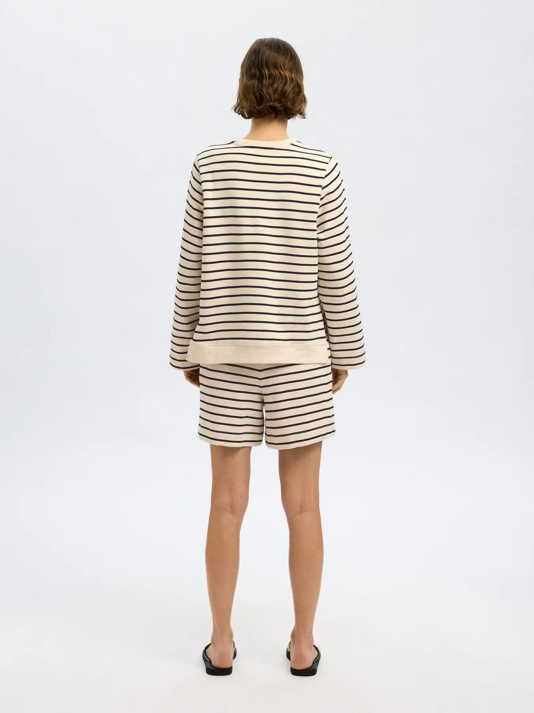 SLFElise LS Striped Sweat