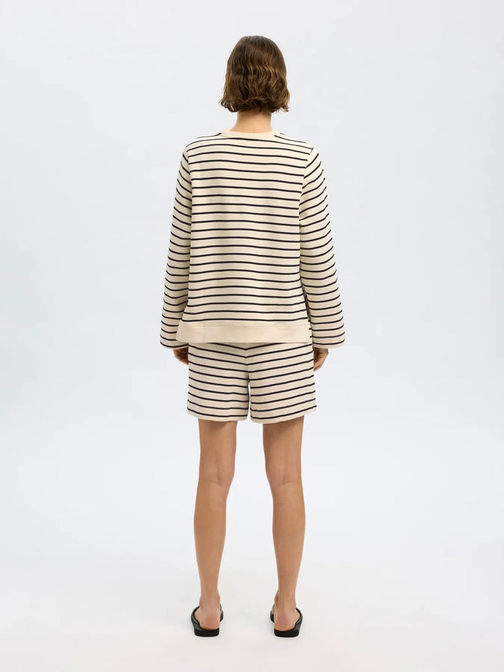 SLFElise LS Striped Sweat
