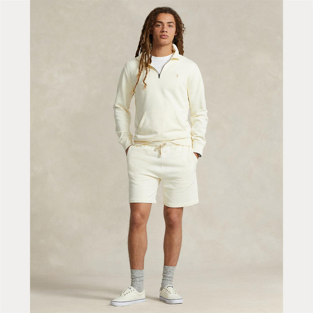 Cotton fleece shorts