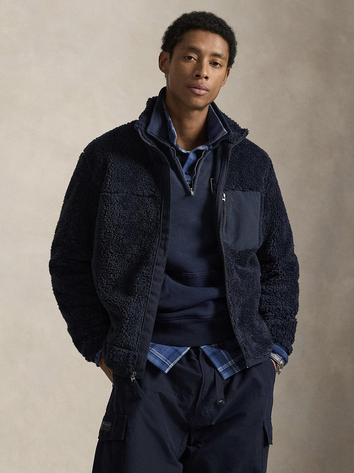 PILE FLEECE HYBRID JACKET