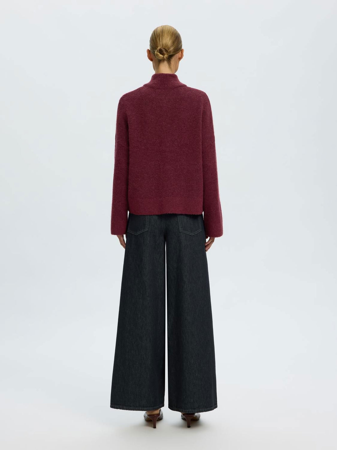 Slwsia Ras Ls Knit Zipper Cardigan