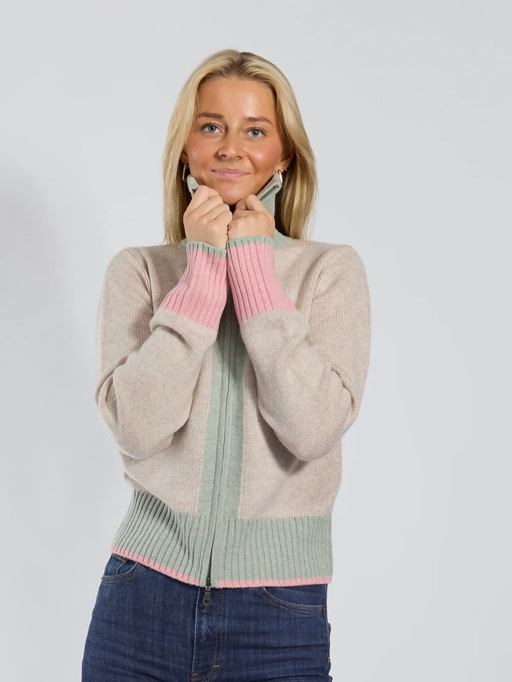 Contrast Cardigan