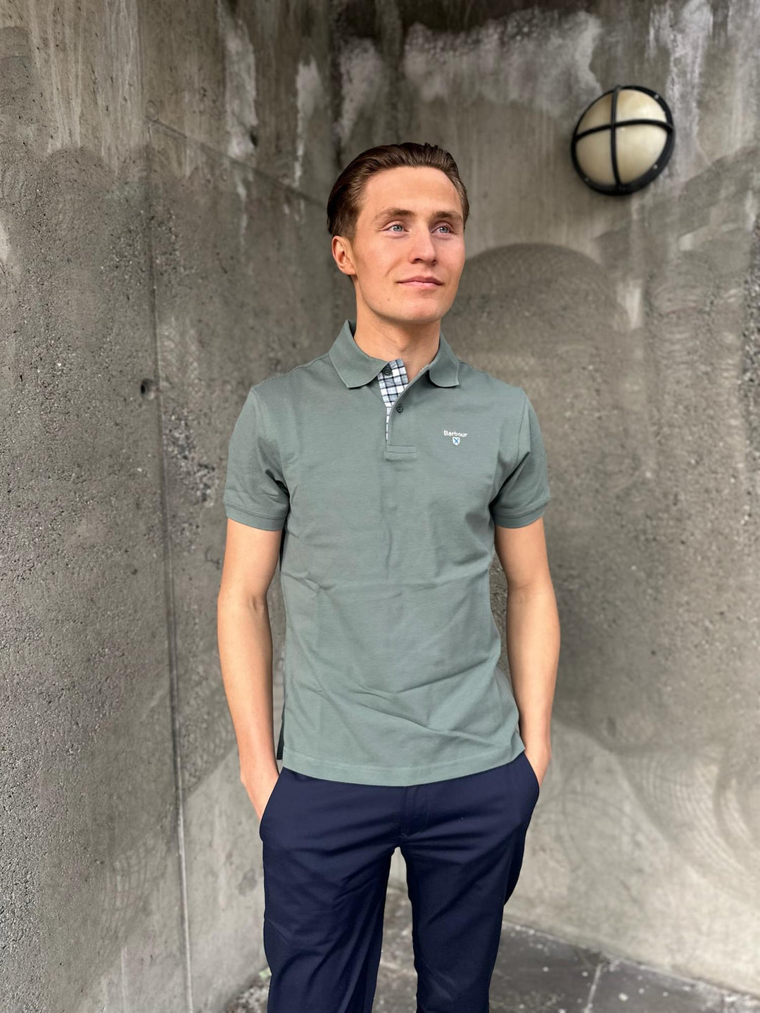Tartan Pique Polo Shirt
