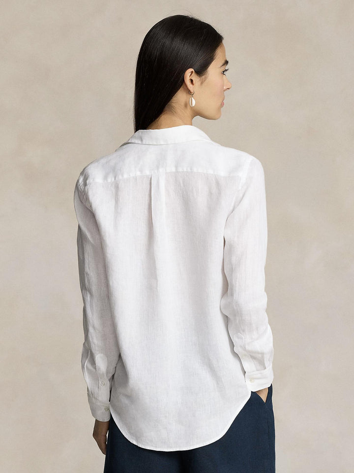 Classic fit linen shirt
