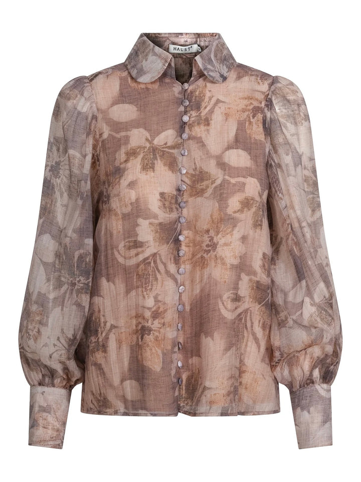 Feminine Piping Blouse