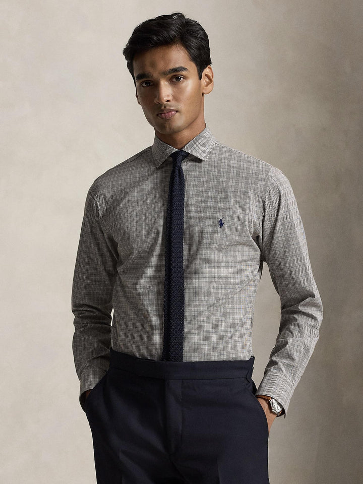 Custom fit poplin shirt