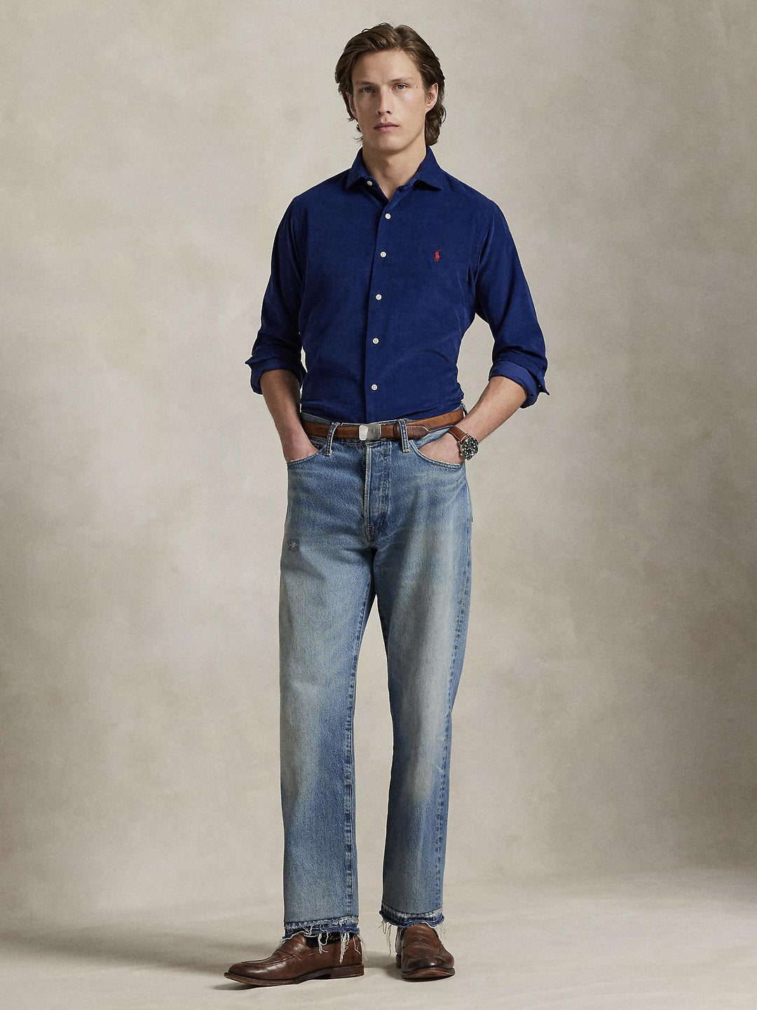Custom Fit Corduroy Shirt
