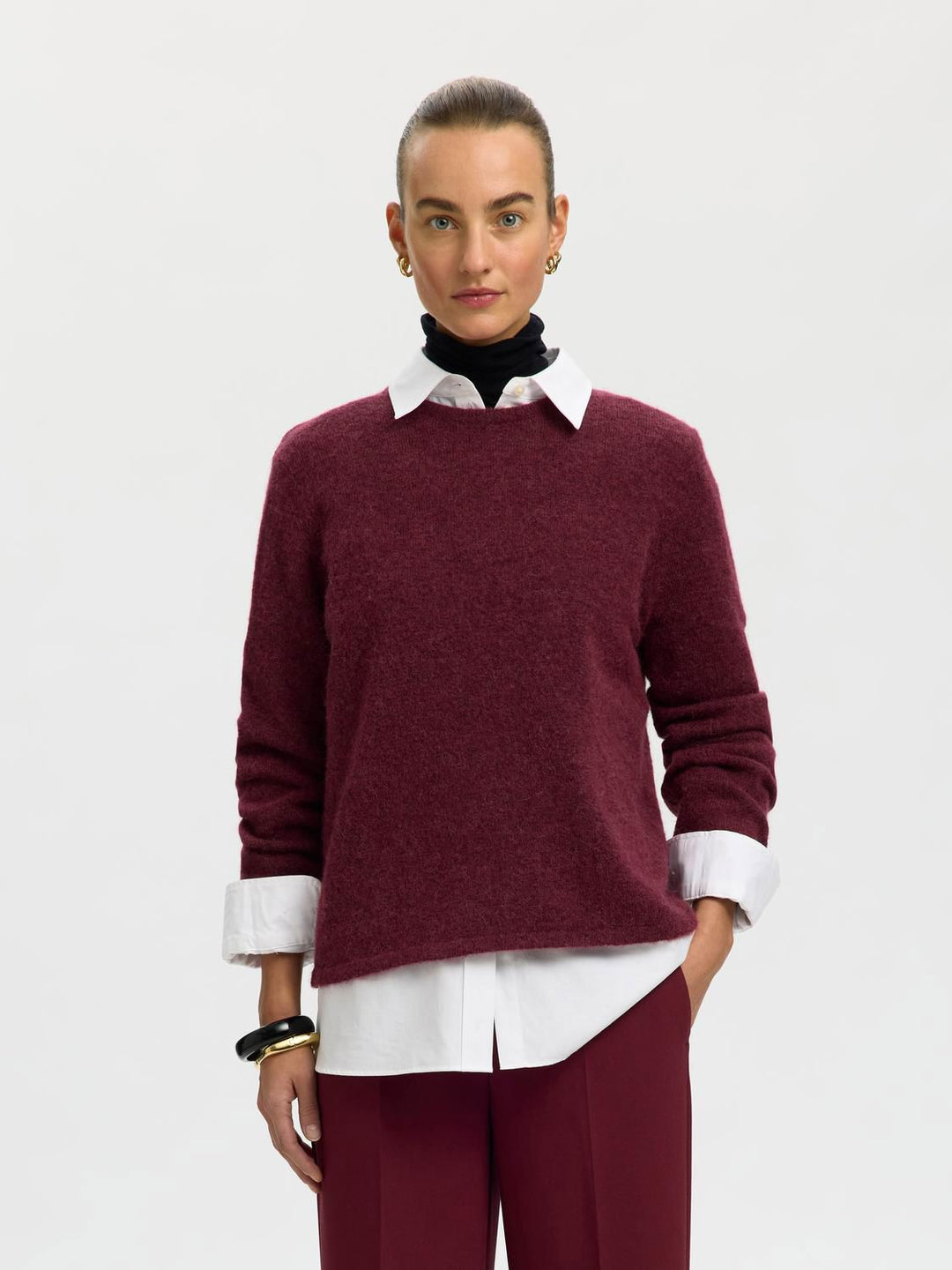 Slwlulu New Ls Knit O-Neck