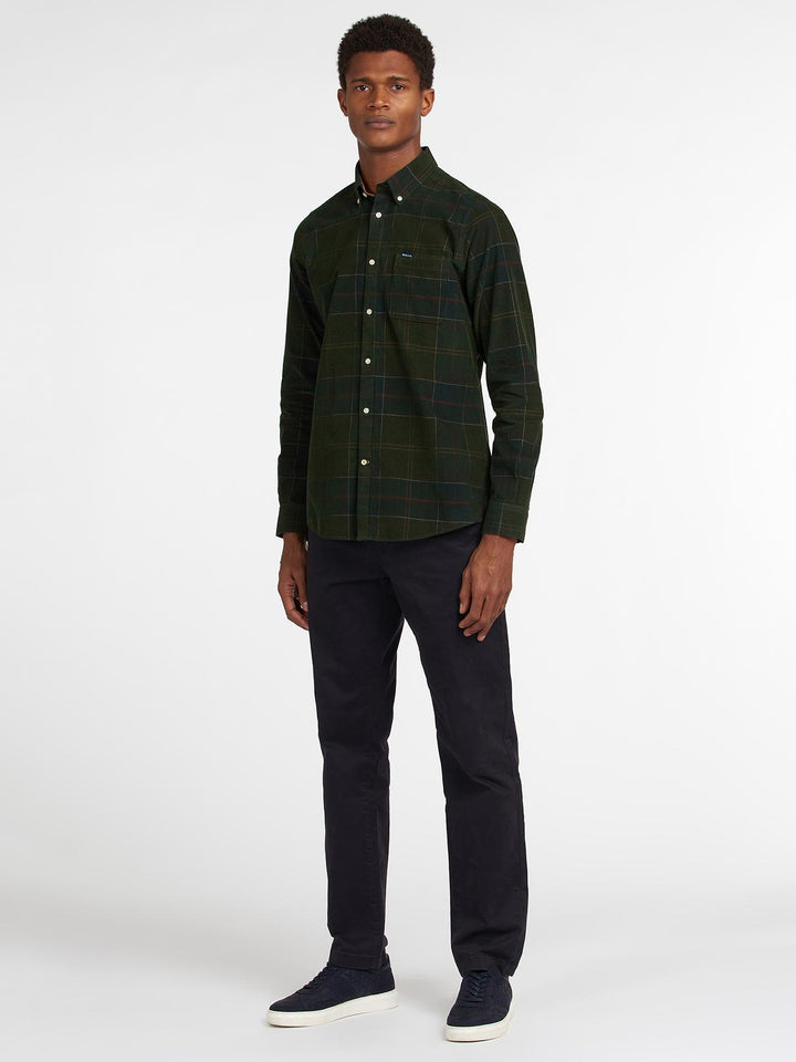 Blair Tailored Tartan Cord Shirt