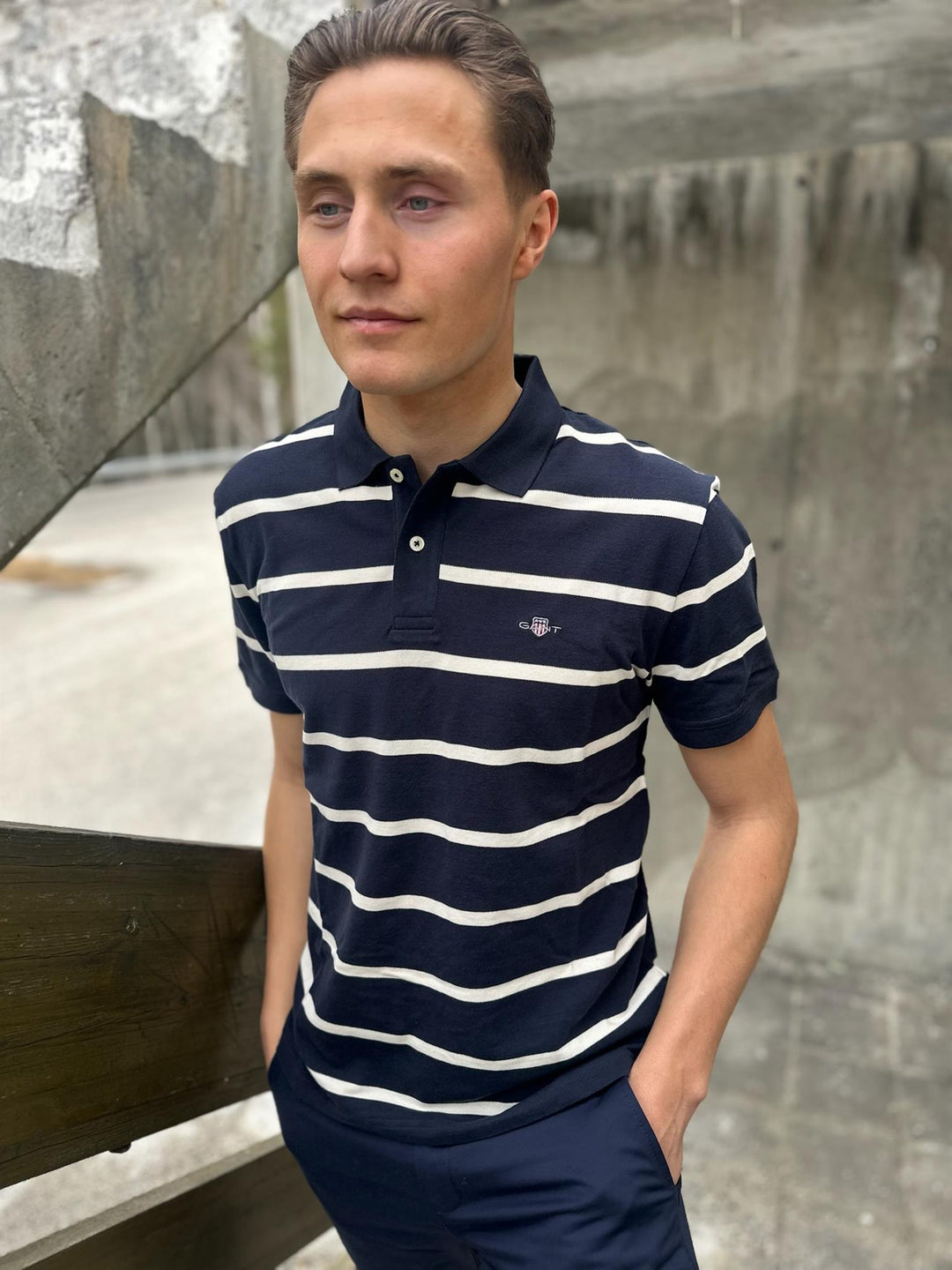 Striped Polo