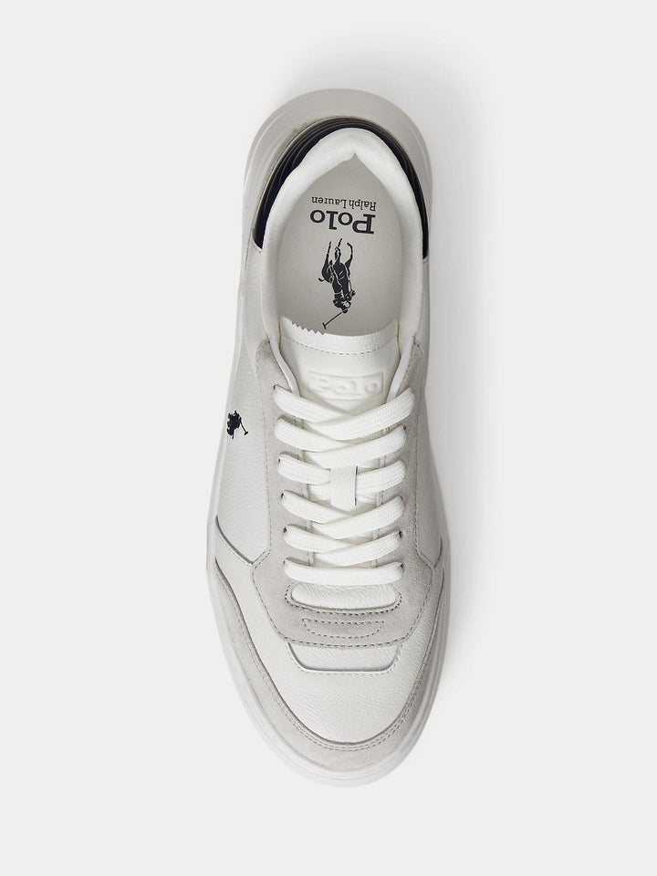 LEATHER-SUEDE SNEAKER