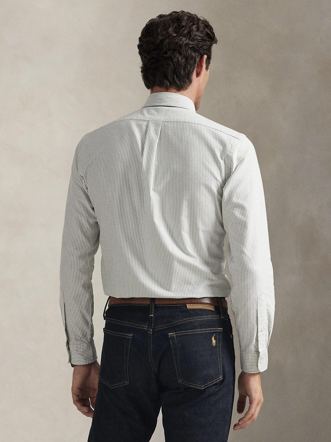Custom Fit Striped Oxford Shirt