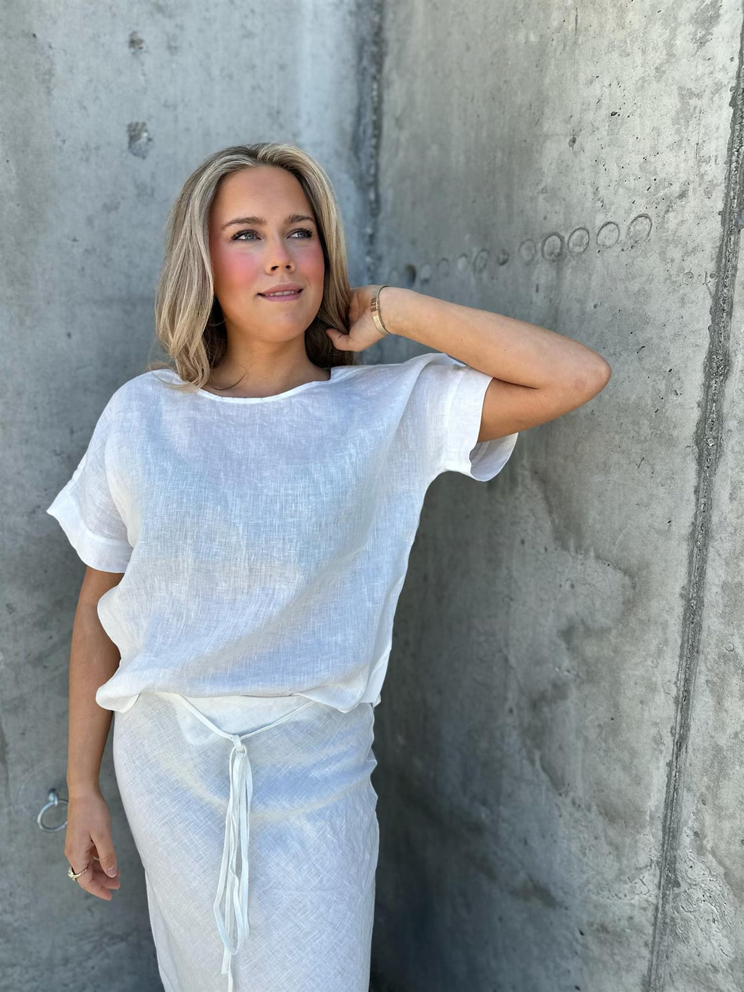 Faro linen top